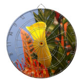 Mini-Gelblilie Dartscheibe (vorne)