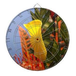 Mini-Gelblilie Dartscheibe