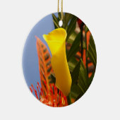 Mini-Gelblilie Keramik Ornament (Rechts)