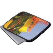 Mini-Gelblilie Laptopschutzhülle (Vorne Knopf)