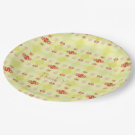 Mini-Gemustertes Design Pappteller