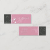 MINI-GESCHÄFTSKARTE: 1. MINI VISITENKARTE (Vorne/Hinten)