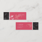 MINI-GESCHÄFTSKARTE:: 7. MINI VISITENKARTE (Vorne/Hinten)