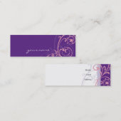 MINI-GESCHÄFTSKARTE: fabelhaft 2 Mini Visitenkarte (Vorne/Hinten)