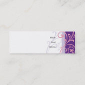 MINI-GESCHÄFTSKARTE: fabelhaft 2 Mini Visitenkarte (Rückseite)