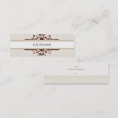 MINI-GESCHÄFTSKARTE :: göttlich 1 Mini Visitenkarte (Vorne/Hinten)