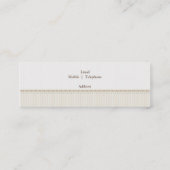 MINI-GESCHÄFTSKARTE :: göttlich 1 Mini Visitenkarte (Rückseite)