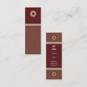 MINI-GESCHÄFTSKARTE :: lonestar 2 Mini Visitenkarte (Vorne/Hinten)