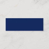 MINI-GESCHÄFTSKARTE: MINI VISITENKARTE (Rückseite)