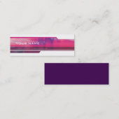 MINI-GESCHÄFTSKARTE:: Schritt 2 Mini Visitenkarte (Vorne/Hinten)