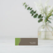 MINI-GESCHÄFTSKARTE:: schwingt 1 Mini Visitenkarte (Stehend Vorderseite)