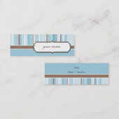 MINI-GESCHÄFTSKARTE: Vintag 5 Mini Visitenkarte (Vorne/Hinten)