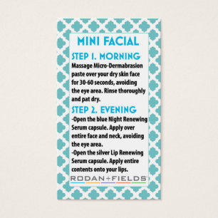 Mini Gesichts R +F card- Rodan + Gesichts Fields