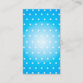 Mini-Gesichtsanweisungskarten Visitenkarte (Rückseite)