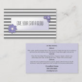 Mini-Gesichtsanweisungskarten Visitenkarte (Vorne/Hinten)