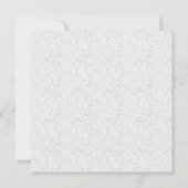 Mini getrübtes Papierdesign gefaltet Dankeskarte (Rückseite)