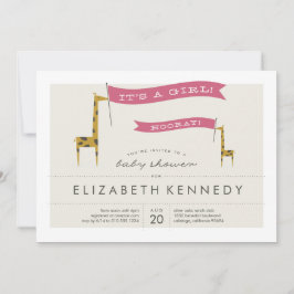 Mini Giraffes Einladung