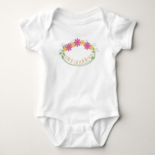 Mini Goddess Baby One-Piece Baby Strampler (Vorderseite)