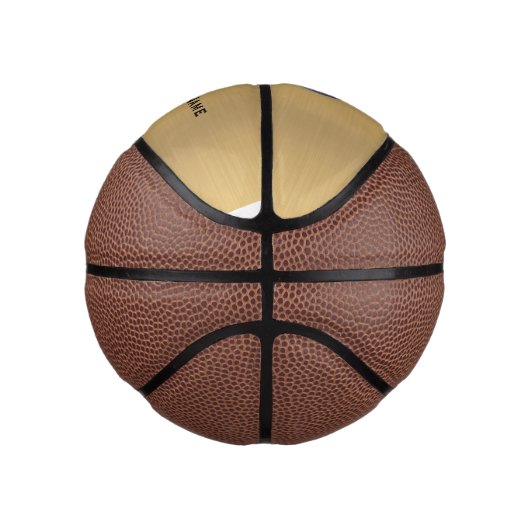 Mini-Gold-Firmenlogo Mini Basketball (Rechts)