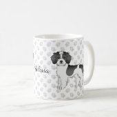 Mini Goldendoodle Dog & Name Kaffeetasse (VorderseiteRechts)