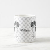 Mini Goldendoodle Dog & Name Kaffeetasse (Mittel)