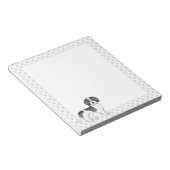 Mini Goldendoodle Dog & Paws Notizblock (angewinkelt)