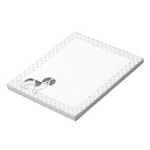 Mini Goldendoodle Dog & Paws Notizblock (Rotiert)