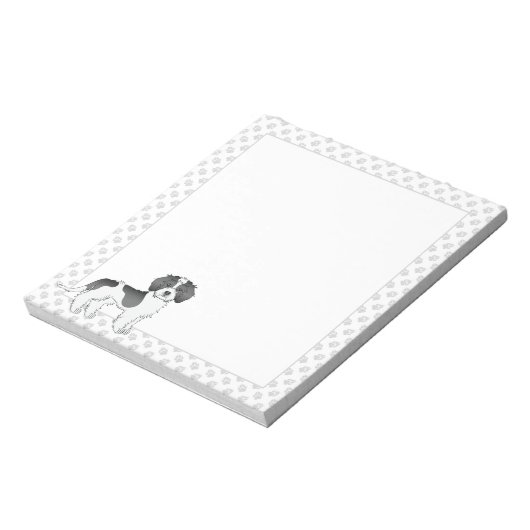 Mini Goldendoodle Dog & Paws Notizblock (Rotiert)