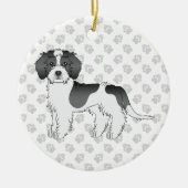 Mini Goldendoodle Dog & Text Keramik Ornament (Vorne)