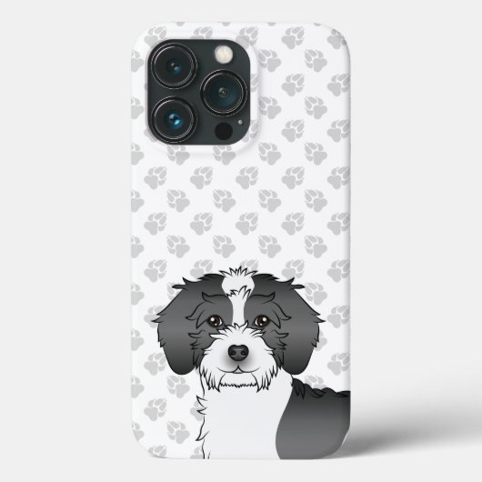 Mini Goldendoodle Niedlicher Hundekopf Case-Mate iPhone Hülle (Rückseite)