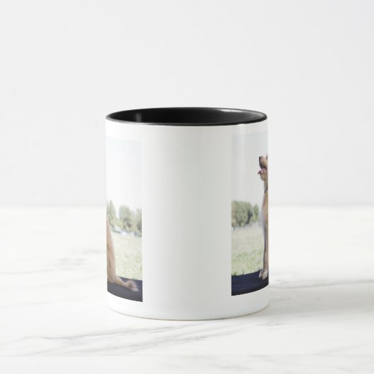 Mini goldenes Gekritzel Tasse (Zentrum)