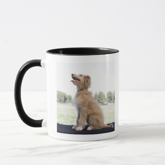 Mini goldenes Gekritzel Tasse (Links)