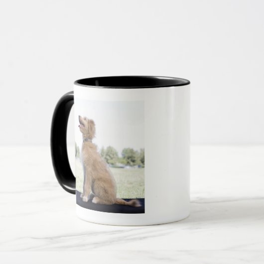 Mini goldenes Gekritzel Tasse (Vorderseite Links)