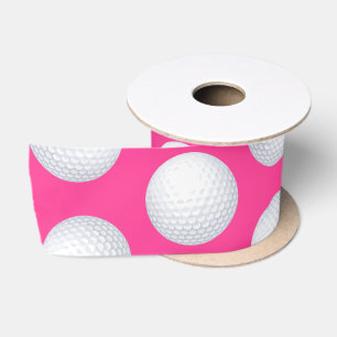 Mini Golf Balls Geburtstagsparty Kinder Rosa Satinband