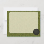 Mini Golf Club Lounge Einladung (Rückseite)