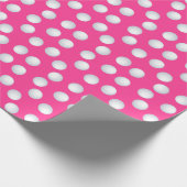 Mini Golf Geburtstagsparty Pink Geschenkpapier (Ecke)