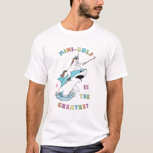 Mini-Golf ist der Beste Einhornfisch T-Shirt (Vorderseite)
