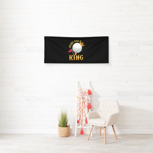 Mini Golf King Banner (Insitu)