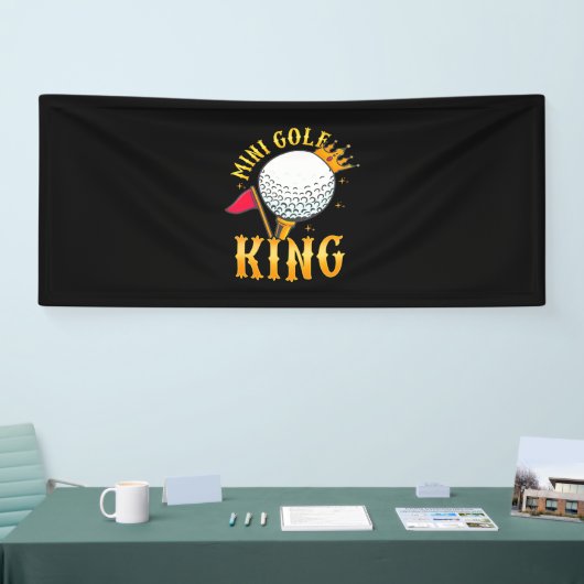 Mini Golf King Banner (Messe)