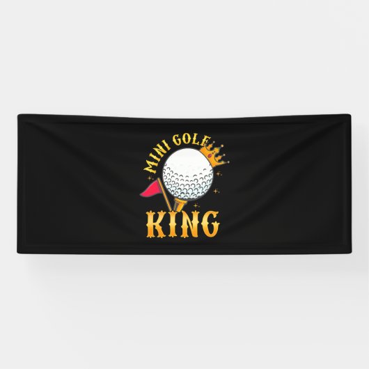Mini Golf King Banner (Horizontal)