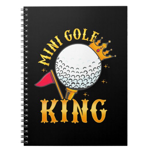 Mini Golf King Notizblock (Vorderseite)
