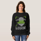 Mini Golf Legend Funny Hobby Sport Champ Sweatshirt (Vorne ganz)