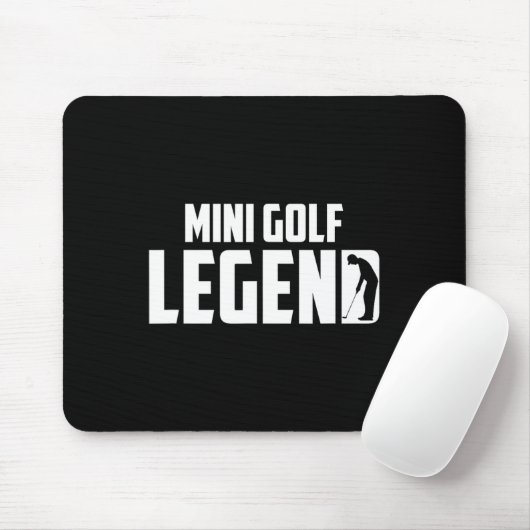 Mini Golf Legend - Mini Golfer Mousepad (Mit Mouse)