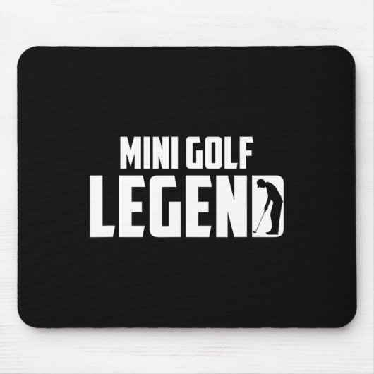 Mini Golf Legend - Mini Golfer Mousepad (Vorne)
