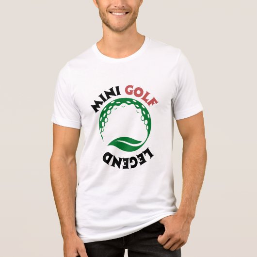 Mini Golf Legend Tri-Blend Shirt (Vorderseite)
