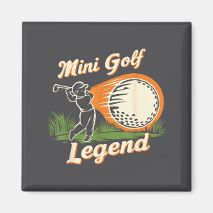 Mini Golf Legende Lustiger Mini Golf Chamon Vintag Magnet