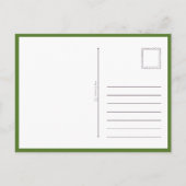 'Mini Golf' Lustiger Geschenkgutschein Postkarte (Rückseite)
