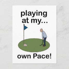 Mini Golf Minigolf Spielen Nach Meinem Eigenen Tem Postkarte