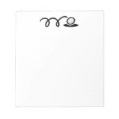 Mini-Golf-Notizblock Notizblock (Vorderseite)