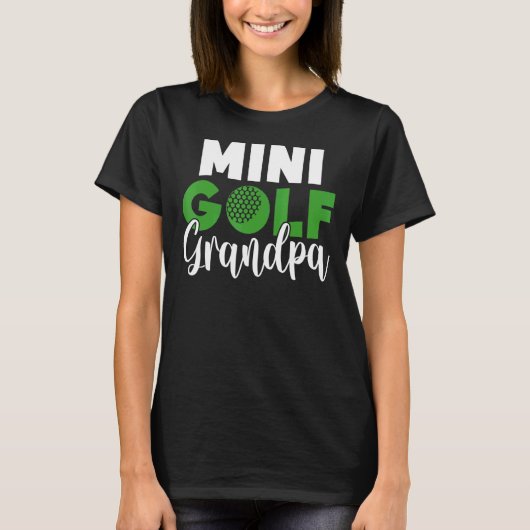 Mini Golf Opa T-Shirt (Vorderseite)